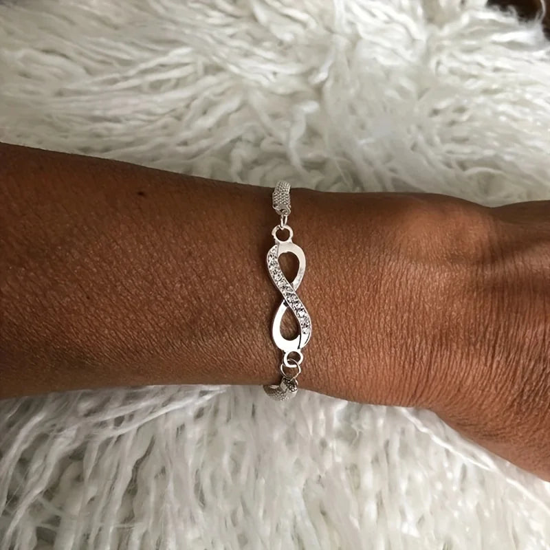 Pulsera Infinito Mujer Circonitas 
