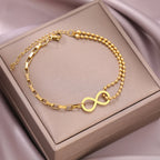 Pulsera Infinito Oro O Plata oro