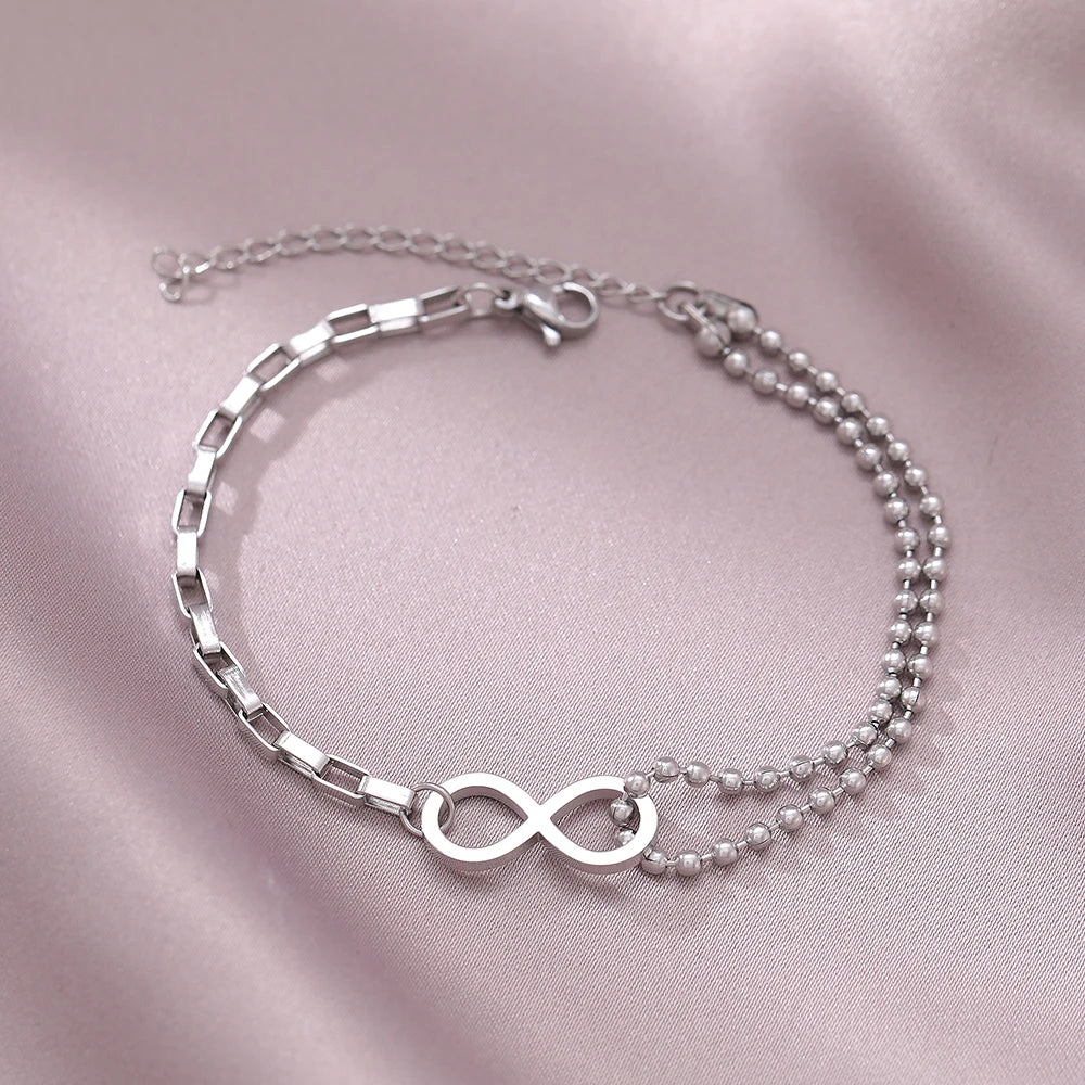 Pulsera Infinita Oro o Plata plata