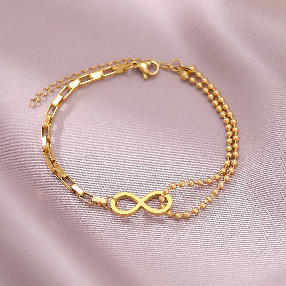 Pulsera Infinita Oro o Plata oro