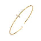 Pulsera minimalista con inicial i
