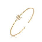 Pulsera minimalista con inicial k