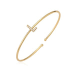 Pulsera minimalista con inicial l