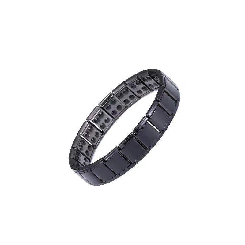 Pulsera Magnética Hombre Anti-Estrés negro