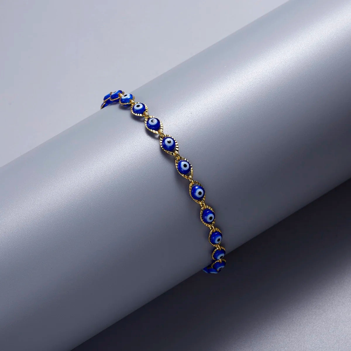 Pulsera Mal de Ojo Azul Estilo Bohemio 