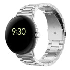 Pulsera de Reloj de Acero Endurecido Smartwatch Google Pixel Watch 1 & 2 plata