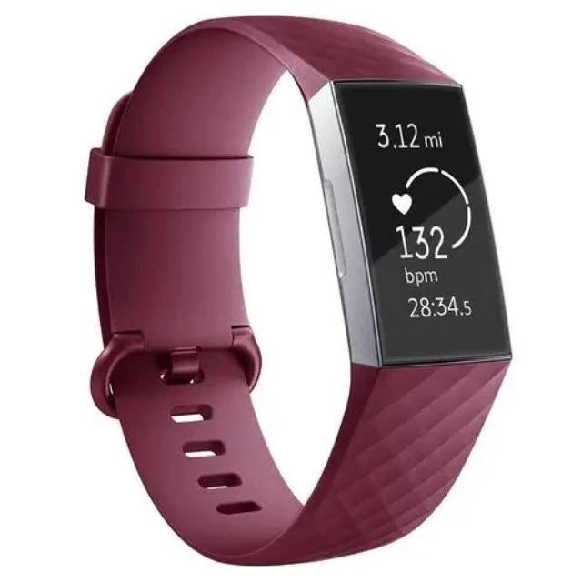 Pulsera Reloj Fitbit Charge 3 & Charge 4 burdeos