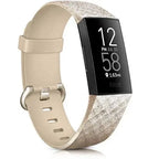 Pulsera Reloj Fitbit Charge 3 & Charge 4 oro con purpurina