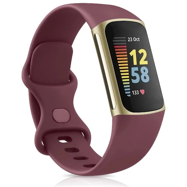 Pulsera Reloj Fitbit Charge 5 burdeos