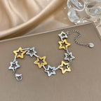 Pulsera multiestrellas geométricas 