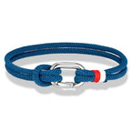 Pulsera náutica de cuerda trenzada con nudo para hombre o mujer 
