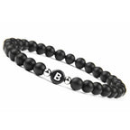 Pulsera negra inicial b