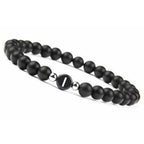 Pulsera negra inicial i
