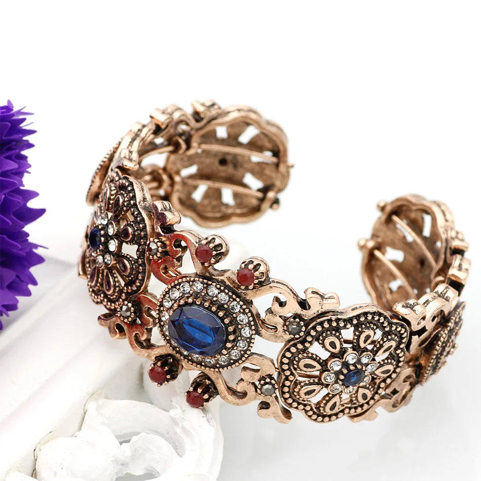 Pulsera para mujer árabe musulmana boda azul