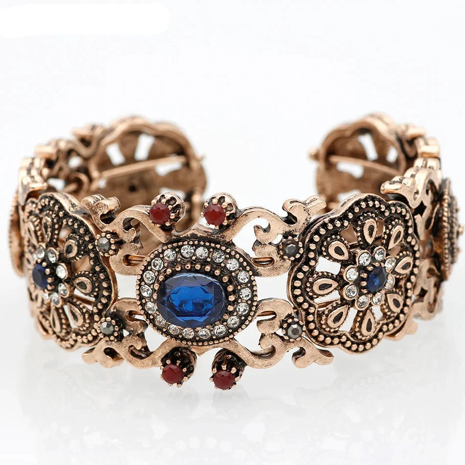 Pulsera para mujer árabe musulmana boda azul