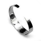 Pulsera abierta con letras en hebreo judío plata