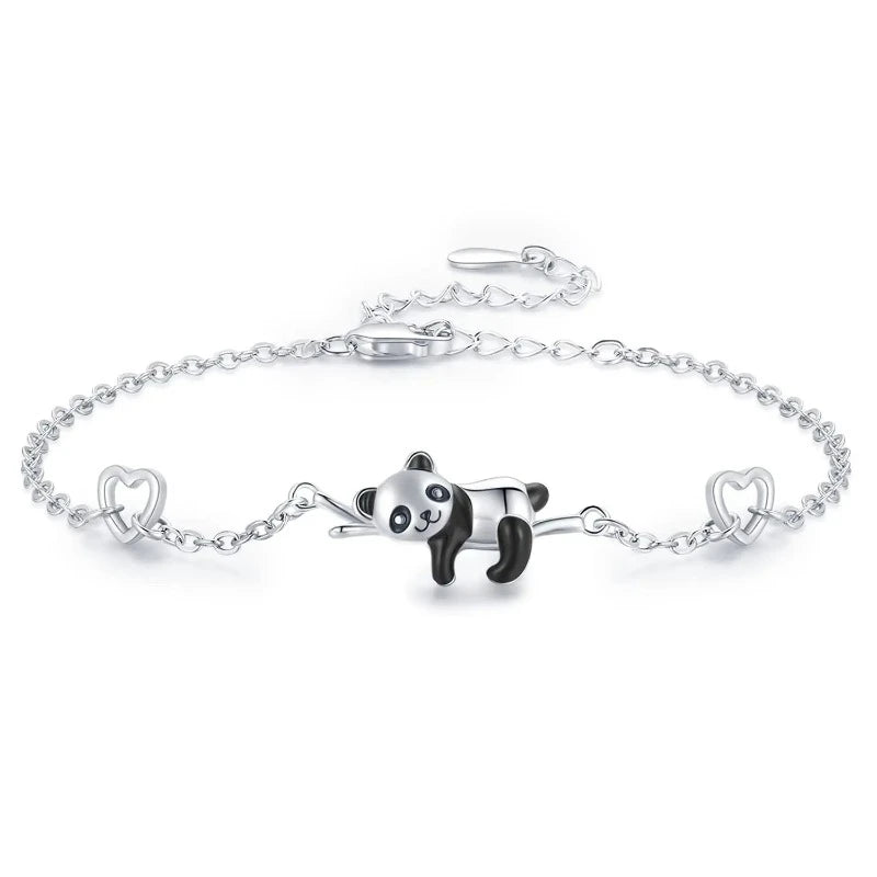 Pulsera Panda Plata