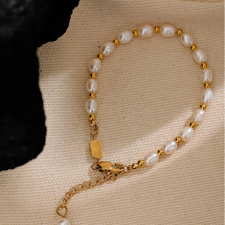Pulsera de perlas de agua dulce