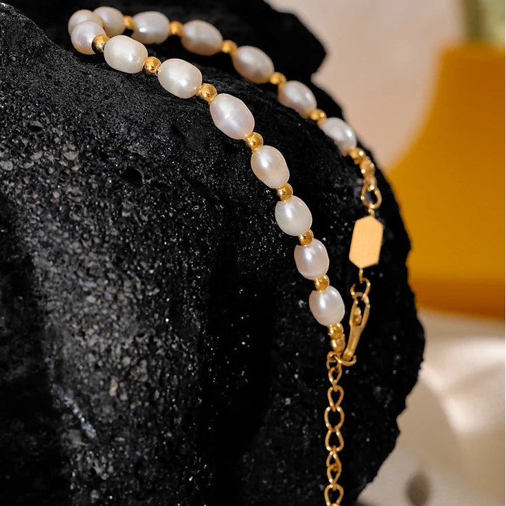 Pulsera de perlas de agua dulce