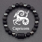 Pulsera de Perlas Signo del Zodiaco 12 Constelaciones capricornio