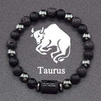 Pulsera de Perlas Signo del Zodiaco 12 Constelaciones tauro