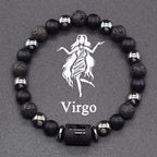 Pulsera de Perlas Signo del Zodiaco 12 Constelaciones virgo