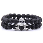 Pulsera Piedra Calavera
