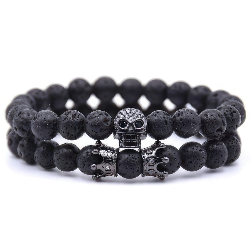 Pulsera Piedra Calavera