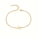 Pulsera Personalizada para Mujer con Inicial Oro k