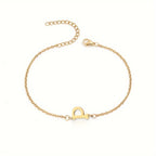 Pulsera Personalizada para Mujer con Inicial Oro p