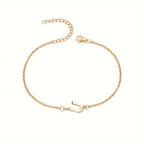 Pulsera Personalizada para Mujer con Inicial Oro u