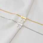 Pulsera para mujer con el símbolo judío Chai en plata