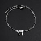 Pulsera para mujer con el símbolo judío Chai en plata
