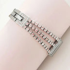 Pulsera para mujer Google Pixel Watch 1, 2, 3, 4 41mm 45mm plateada