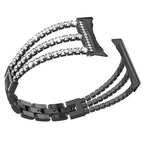 Pulsera para mujer Google Pixel Watch 1, 2, 3, 4 41mm 45mm negra