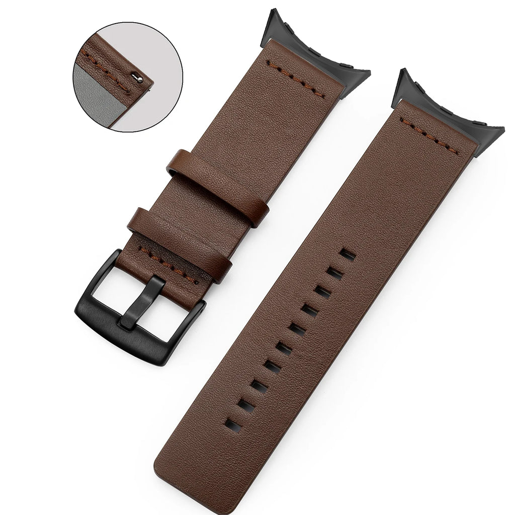 Correa para Google Pixel Watch en cuero marrón 1, 2, 3, 41mm 45mm