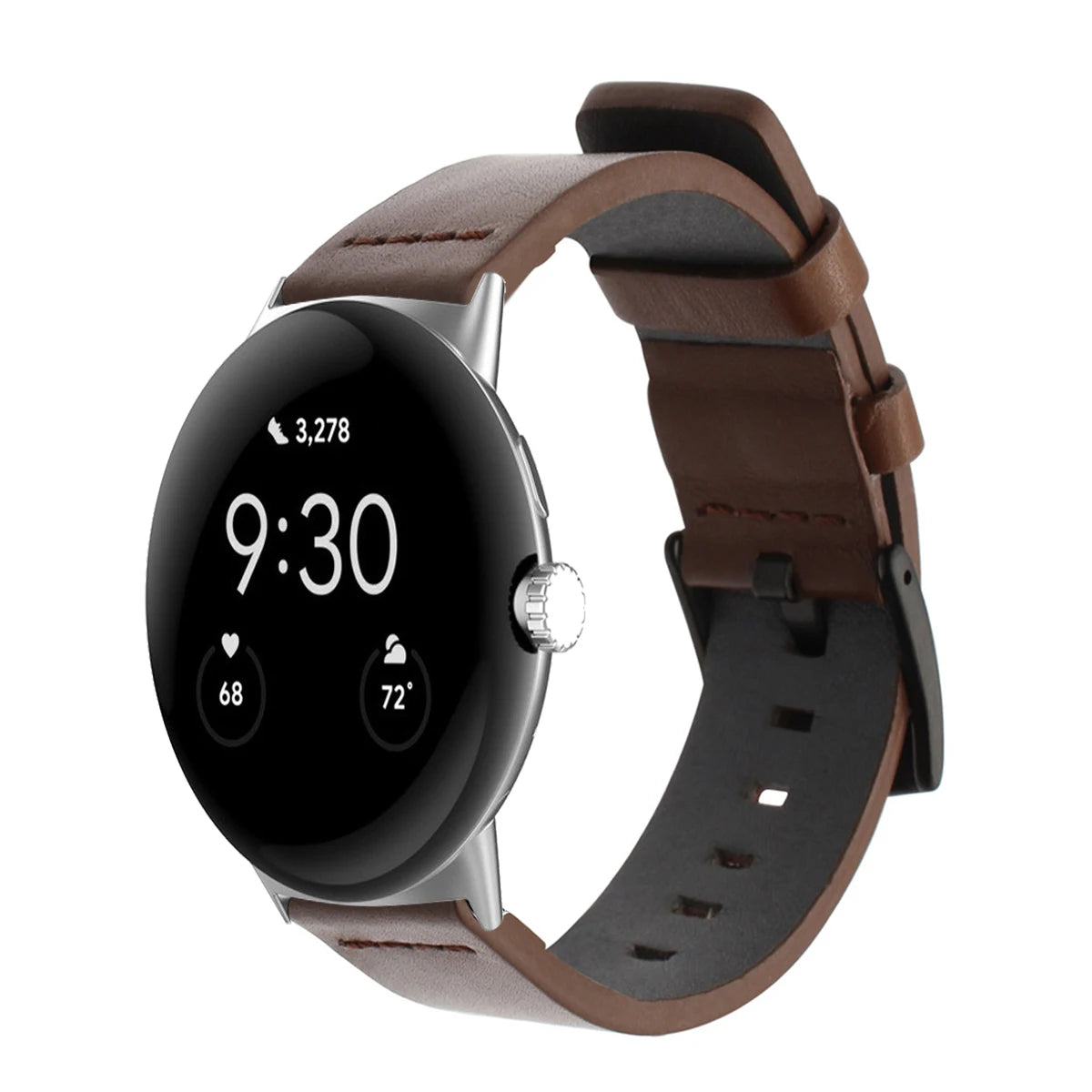 Correa para Google Pixel Watch en cuero marrón 1, 2, 3, 41mm 45mm