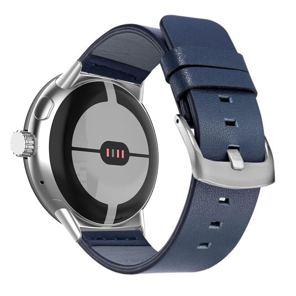 Correa para Google Pixel Watch en cuero marrón 1, 2, 3, 41mm 45mm azul