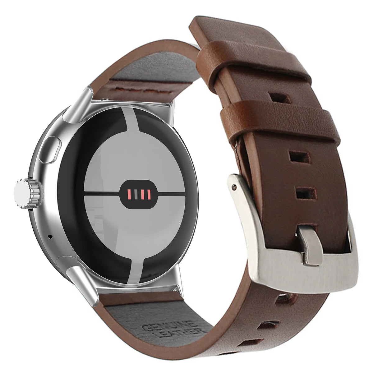 Correa para Google Pixel Watch en cuero marrón 1, 2, 3, 41mm 45mm