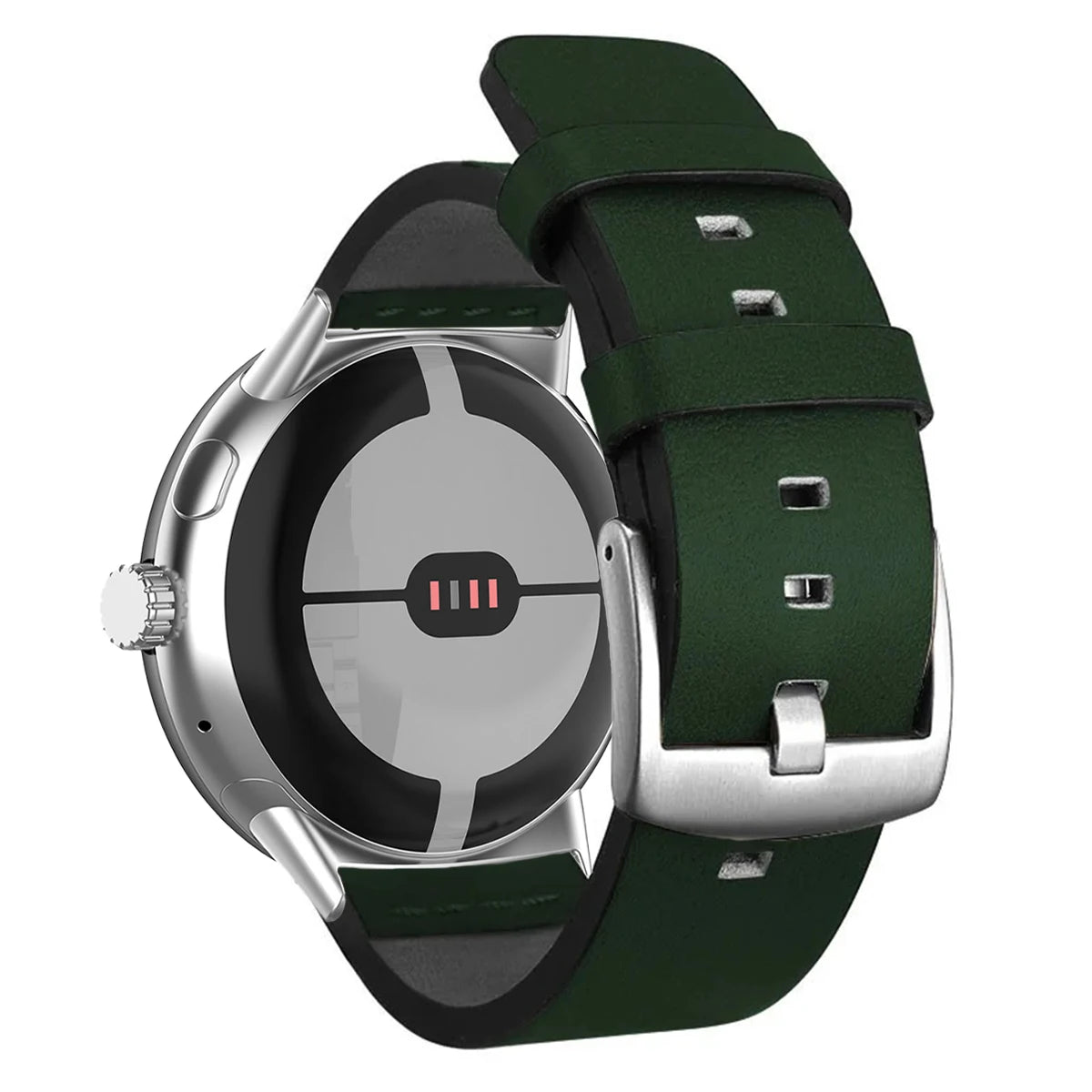 Correa para Google Pixel Watch en cuero marrón 1, 2, 3, 41mm 45mm verde