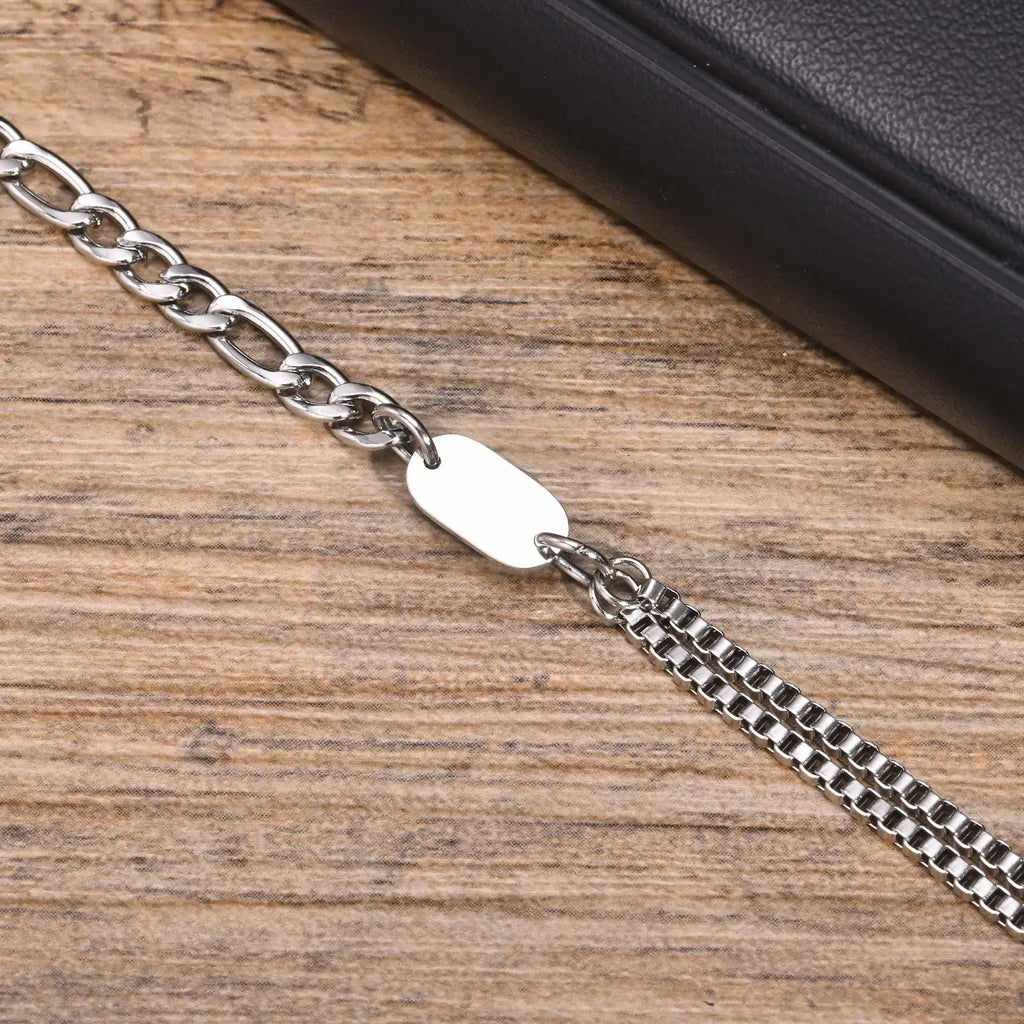 Pulsera para hombre con inicial