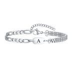 Pulsera para hombre con inicial a