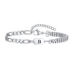 Pulsera para hombre con inicial b