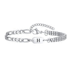 Pulsera para hombre con inicial h