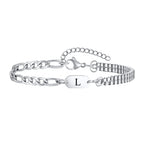 Pulsera para hombre con inicial l