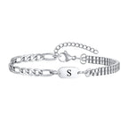 Pulsera para hombre con inicial s