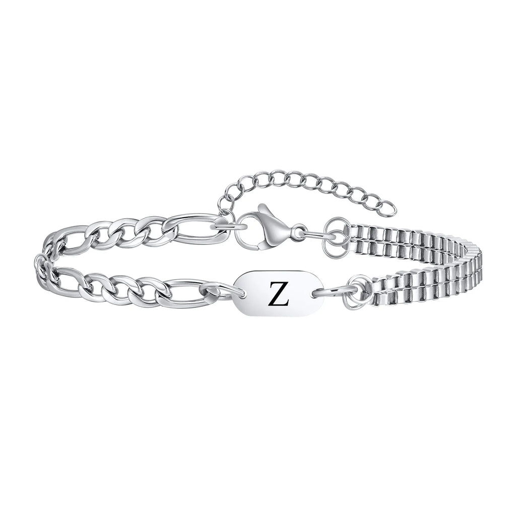 Pulsera para hombre con inicial z