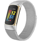 Pulsera para Reloj Fitbit Charge 3 Charge 4 Charge 5 plata