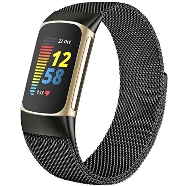Pulsera para Reloj Fitbit Charge 3 Charge 4 Charge 5 negro