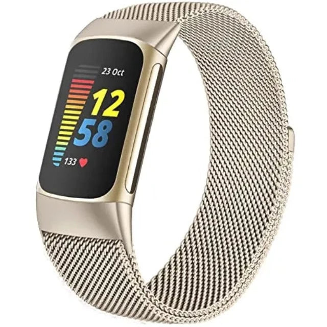 Pulsera para Reloj Fitbit Charge 3 Charge 4 Charge 5 oro 